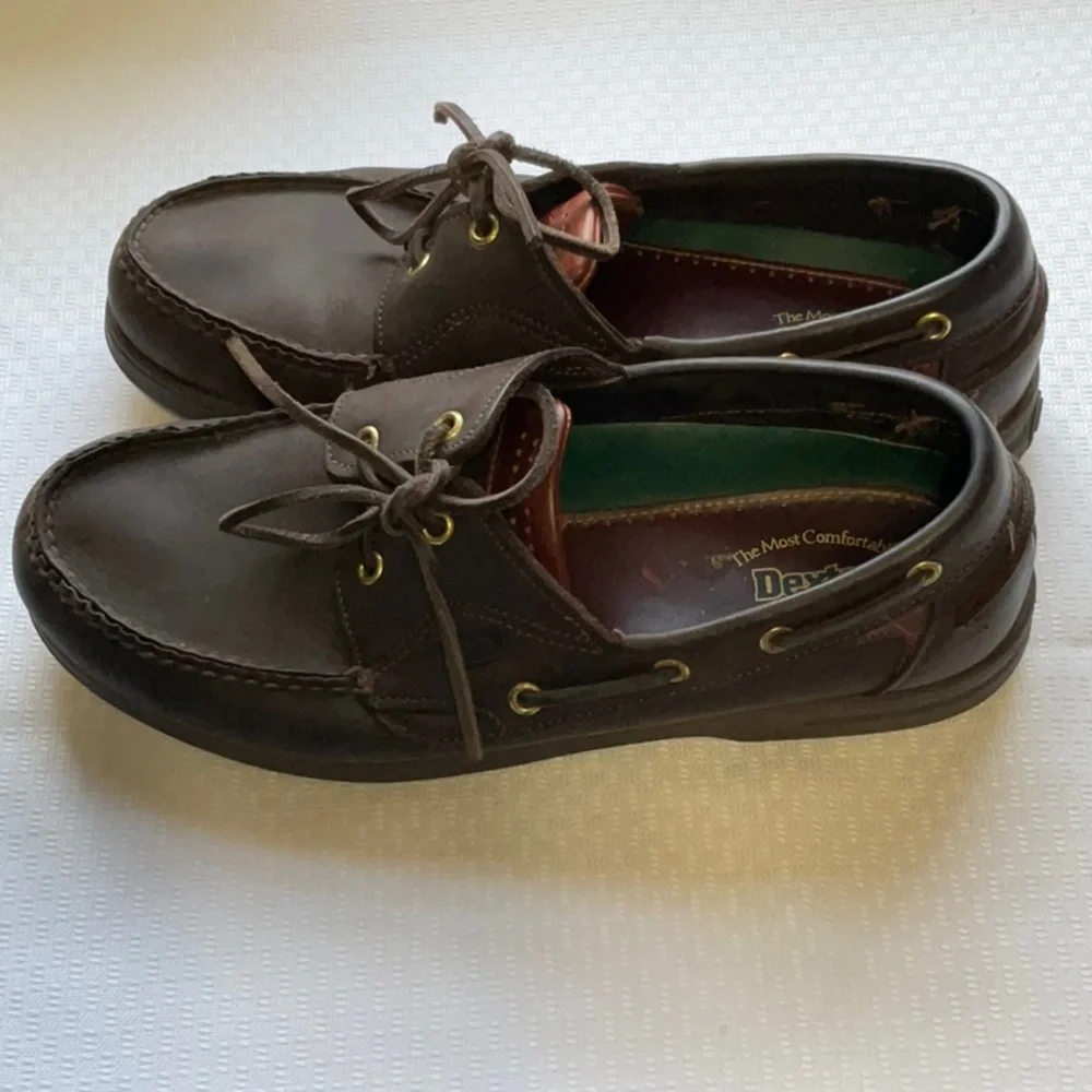Dexter USA Size 10.5 M Men's Dark Brown Boat Shoes
